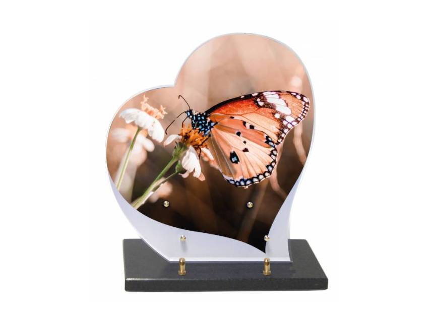 Sensitive Heart Plexiglas Plaque.