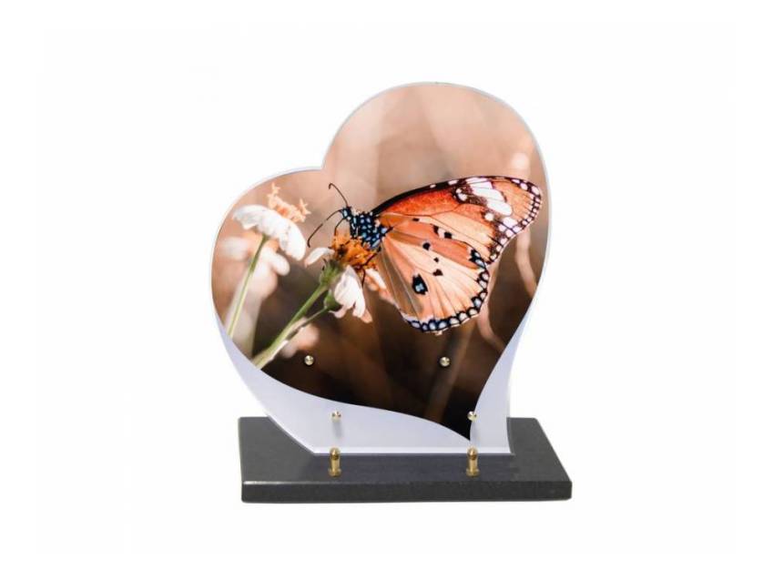 Sensitive Heart Plexiglas Plaque.