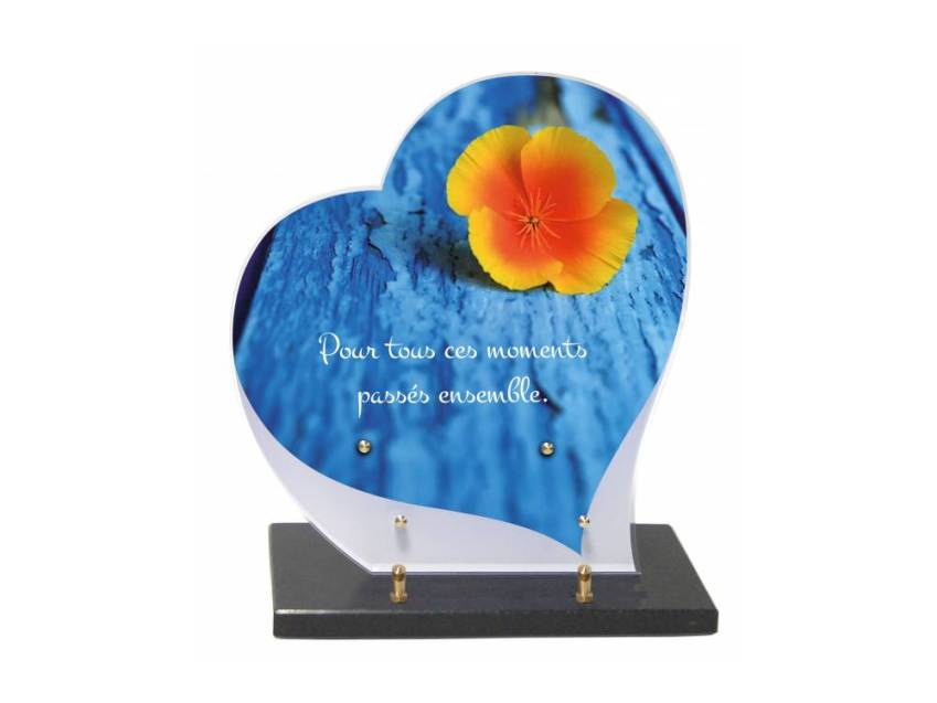 Sensitive Heart Plexiglas Plaque.