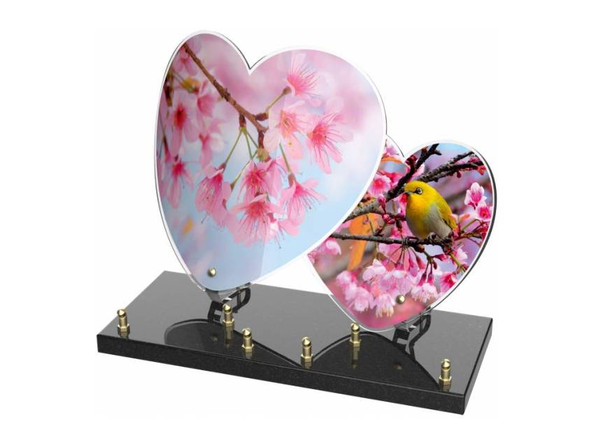 Plexiglas Heart Passion Plaque.