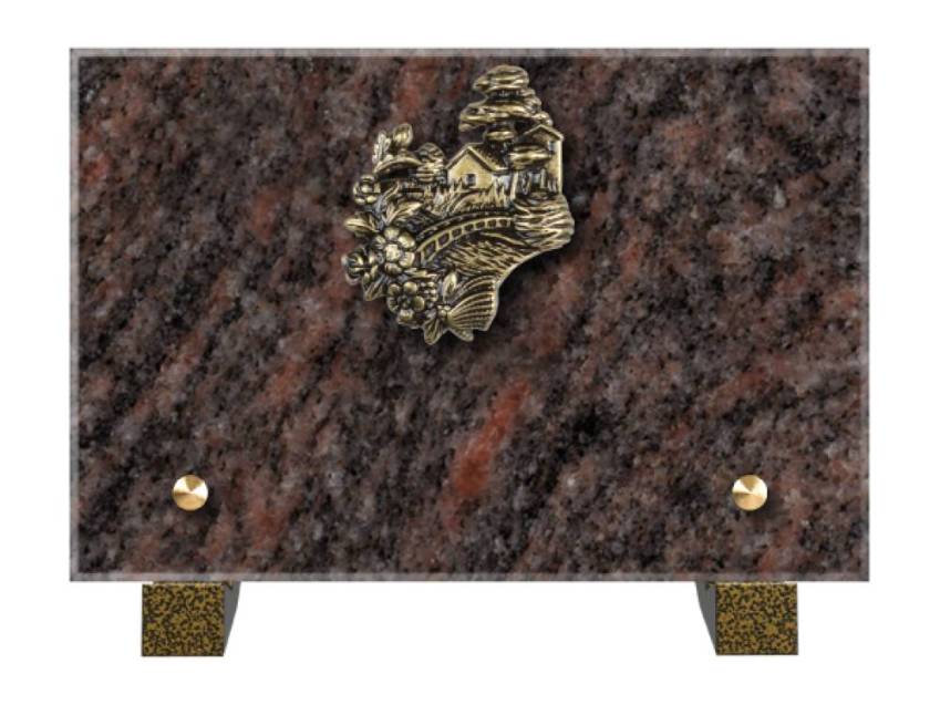 Granite Rectangle Souvenir Plaque.