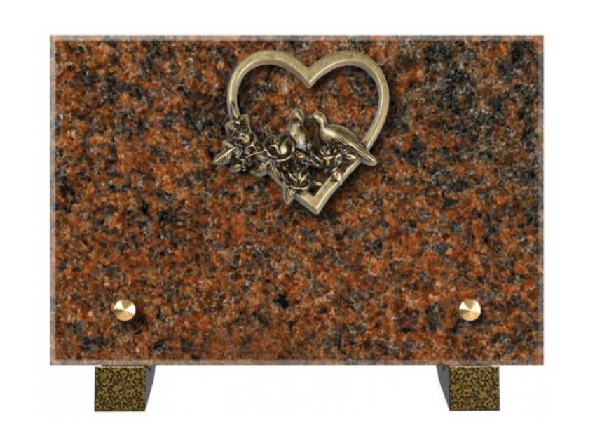 Plaque Granit Rectangle souvenir