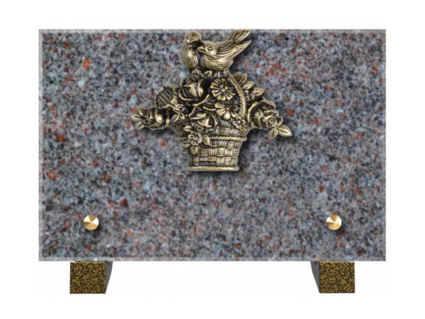 Plaque Granit Rectangle souvenir