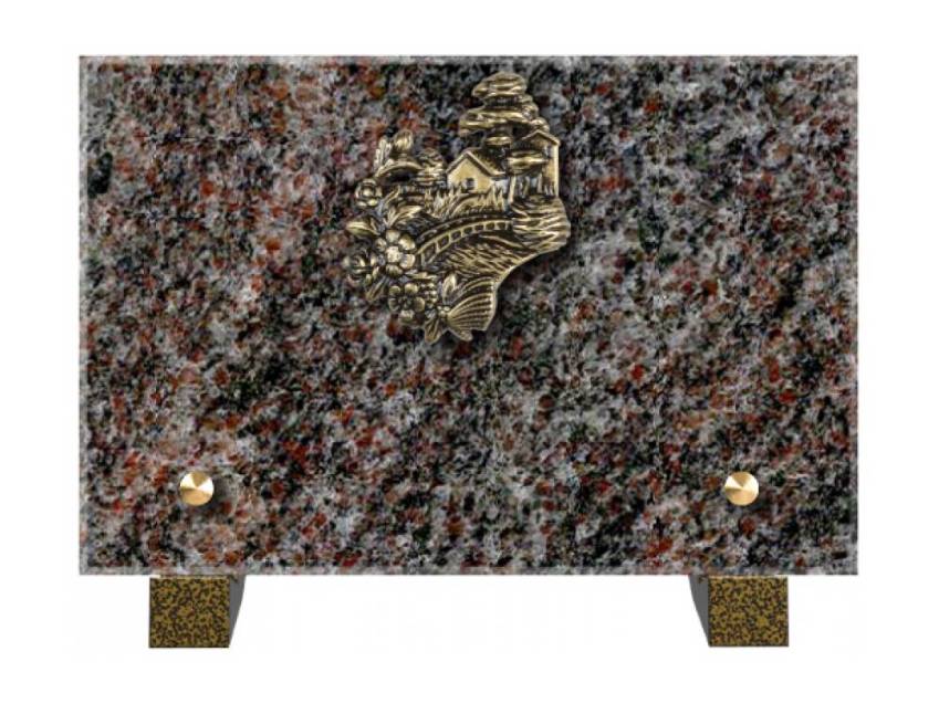 Granite Rectangle Souvenir Plaque.