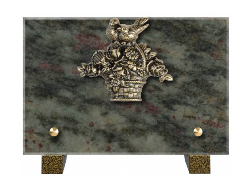 Granite Rectangle Souvenir Plaque.