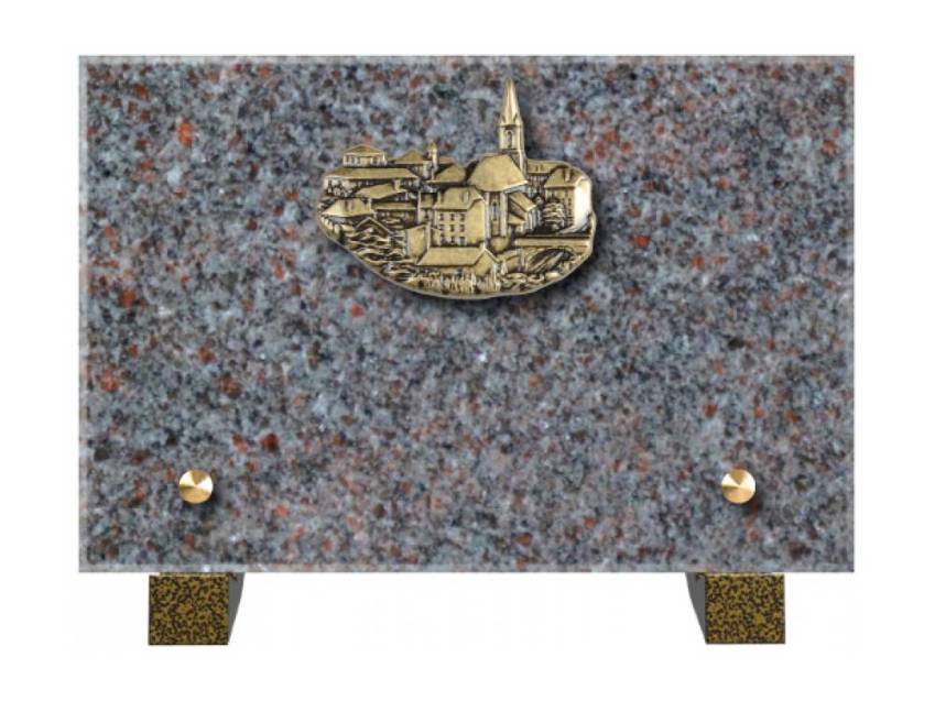 Plaque Granit Rectangle souvenir