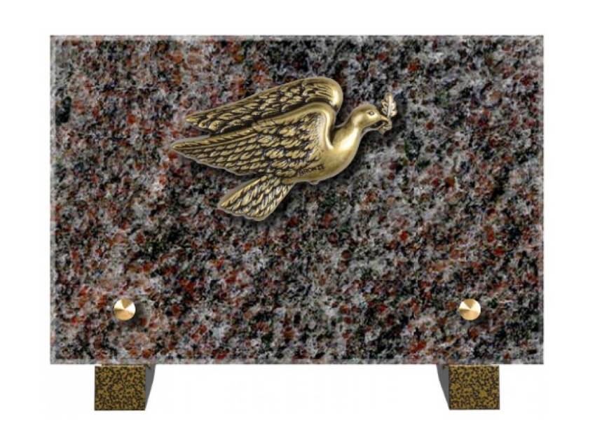 Granite Rectangle Souvenir Plaque.