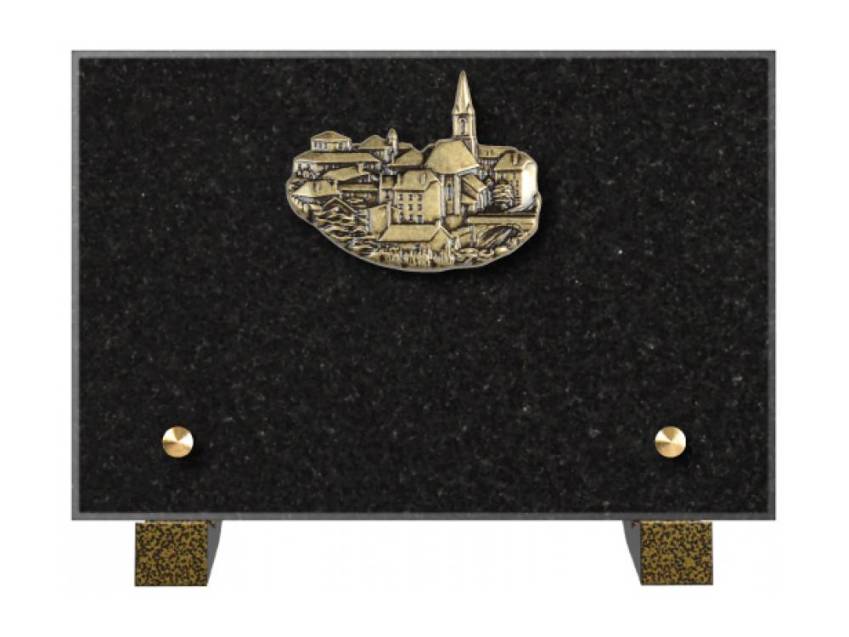 Granite Rectangle Souvenir Plaque.