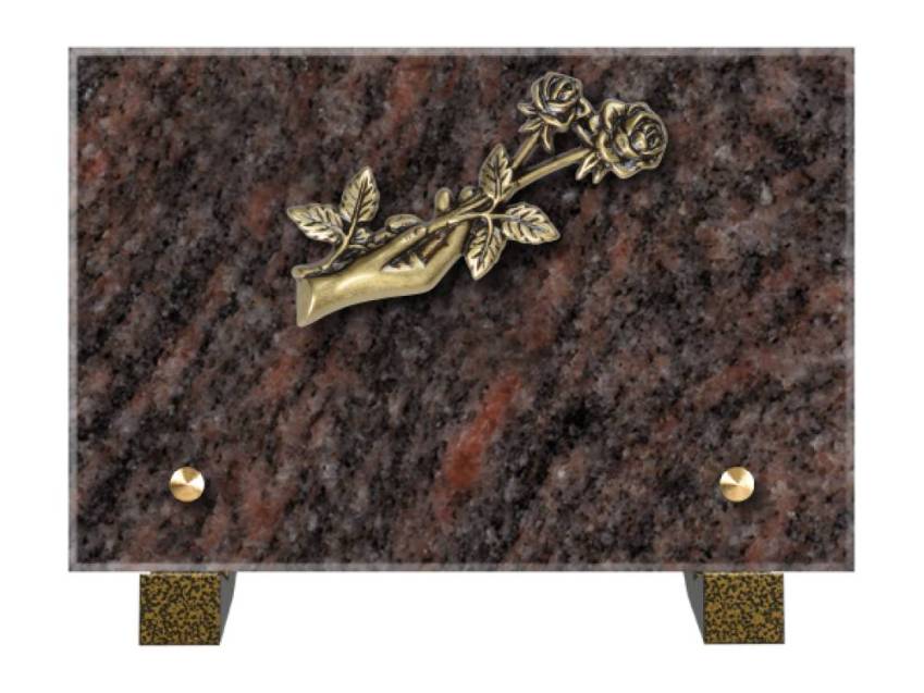 Plaque Granit Rectangle souvenir