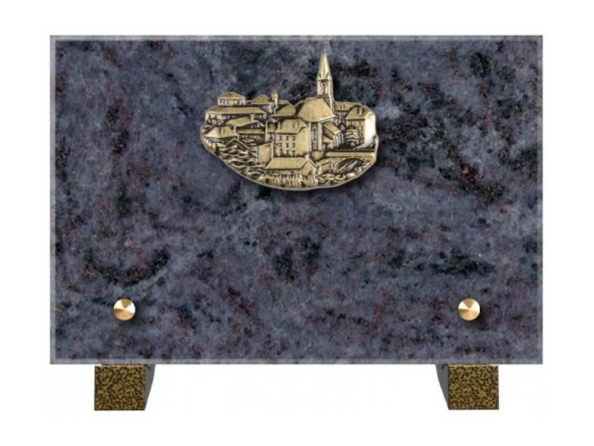 Plaque Granit Rectangle souvenir