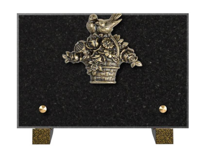 Granite Rectangle Souvenir Plaque.