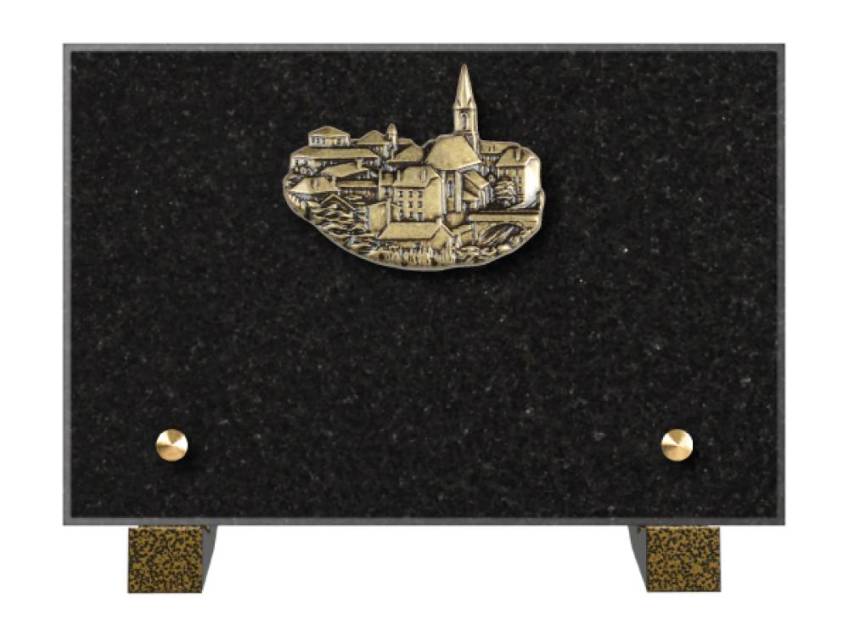 Plaque Granit Rectangle souvenir