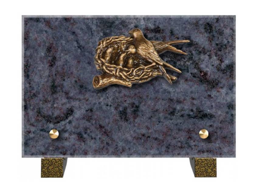 Plaque Granit Rectangle souvenir