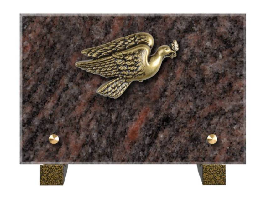 Granite Rectangle Souvenir Plaque.