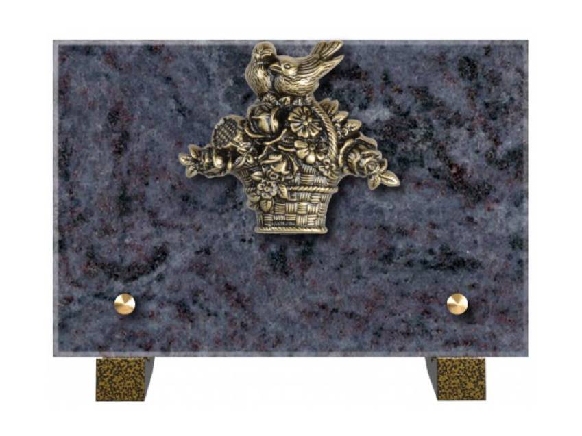 Granite Rectangle Souvenir Plaque.