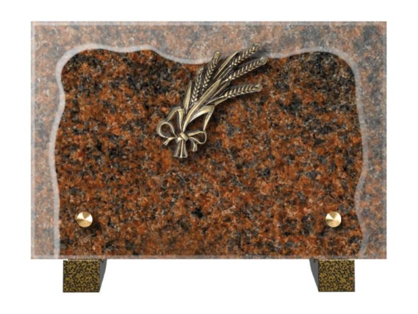 Harmonious Granite Rectangle Plaque.