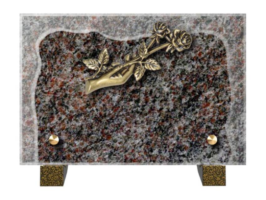 Harmonious Granite Rectangle Plaque.