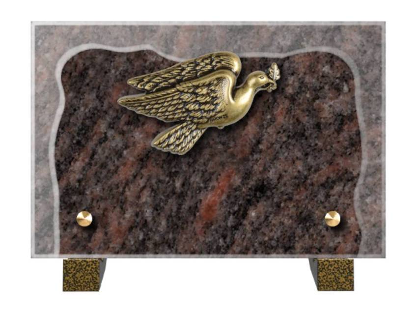 Harmonious Granite Rectangle Plaque.