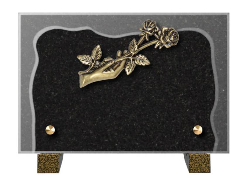 Harmonious Granite Rectangle Plaque.