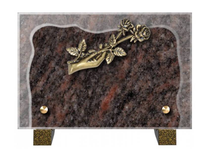 Harmonious Granite Rectangle Plaque.