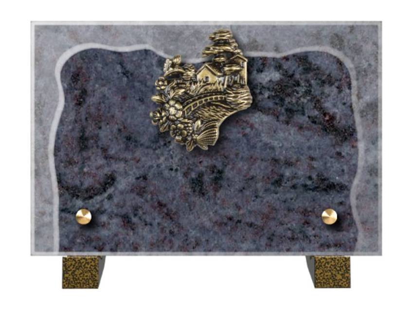 Harmonious Granite Rectangle Plaque.