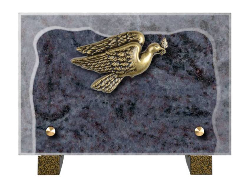 Harmonious Granite Rectangle Plaque.