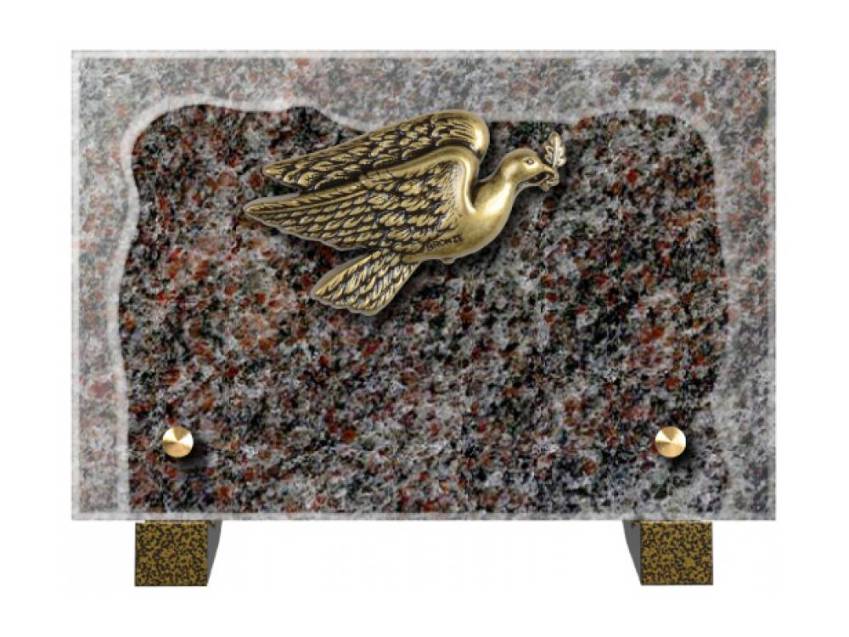 Harmonious Granite Rectangle Plaque.