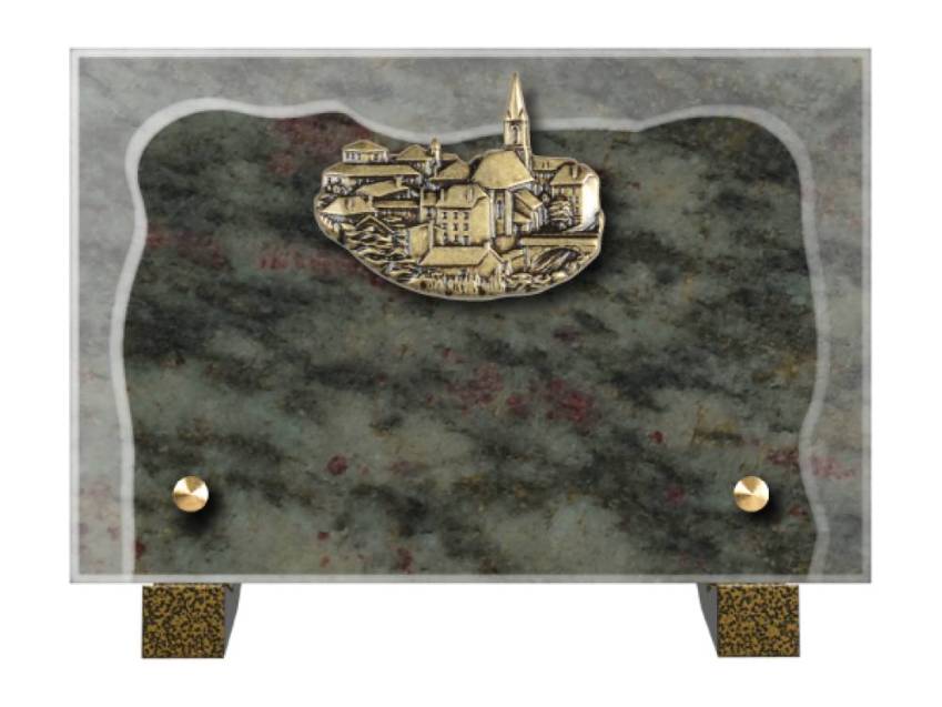 Harmonious Granite Rectangle Plaque.