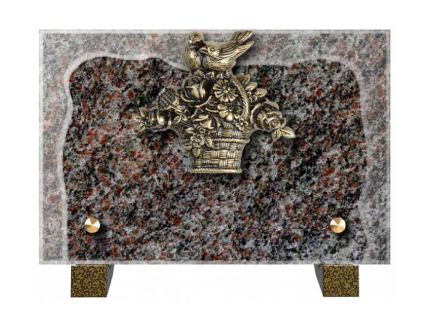 Harmonious Granite Rectangle Plaque.