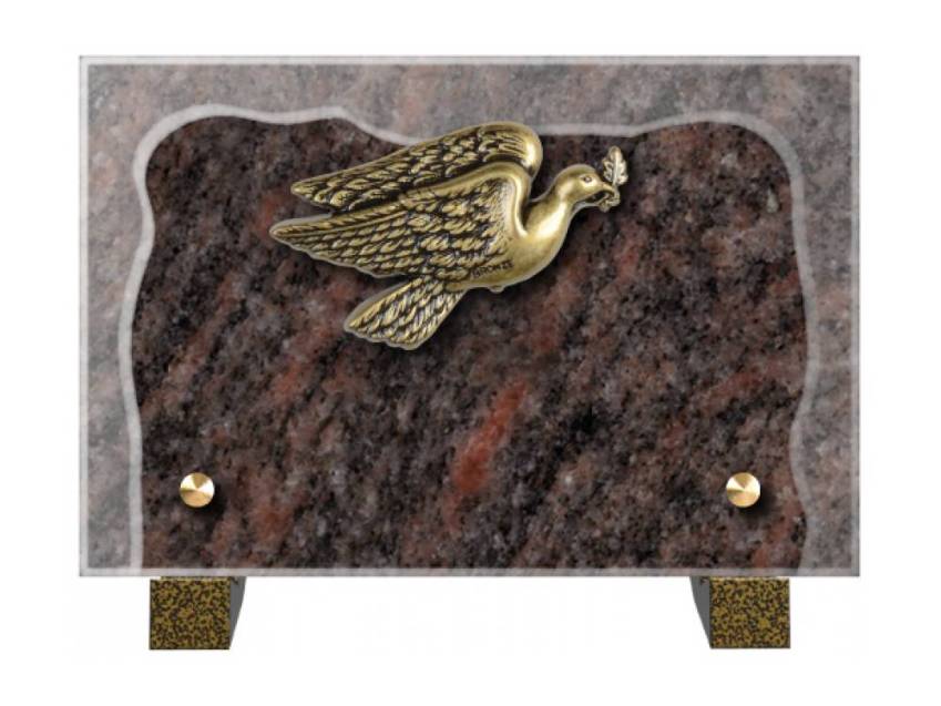 Harmonious Granite Rectangle Plaque.