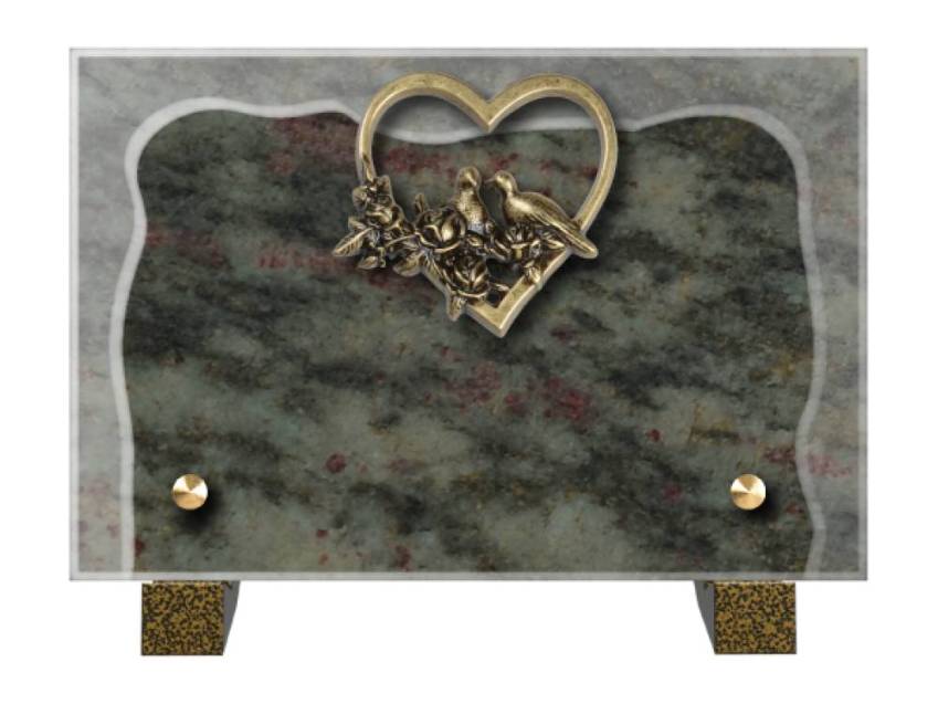 Harmonious Granite Rectangle Plaque.