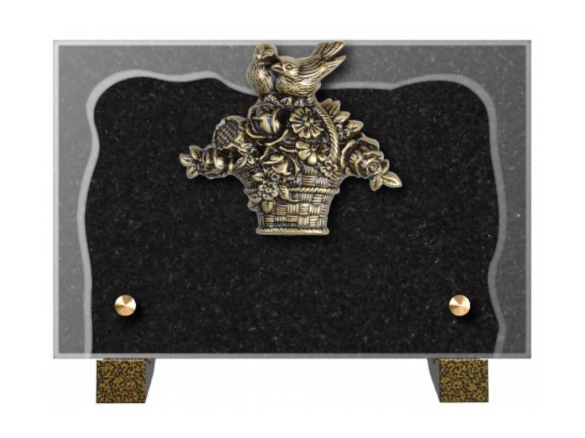 Harmonious Granite Rectangle Plaque.