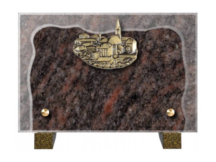 Harmonious Granite Rectangle Plaque.