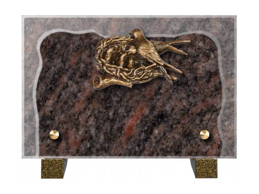 Harmonious Granite Rectangle Plaque.