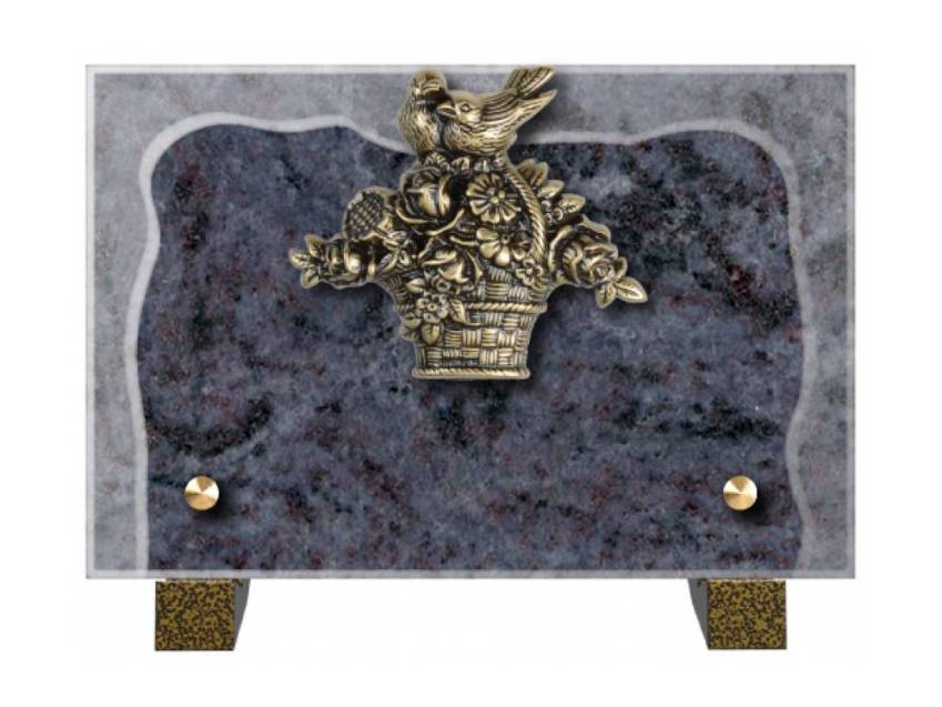 Harmonious Granite Rectangle Plaque.