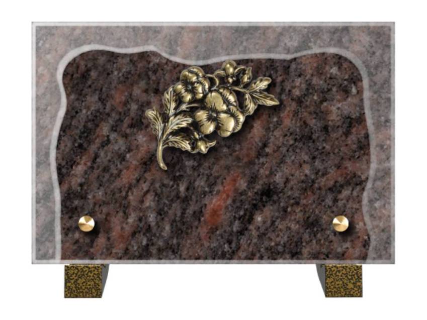 Harmonious Granite Rectangle Plaque.