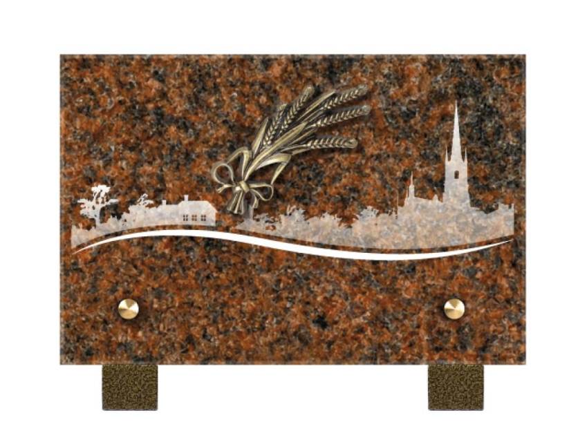 Plaque Granit Rectangle recueil