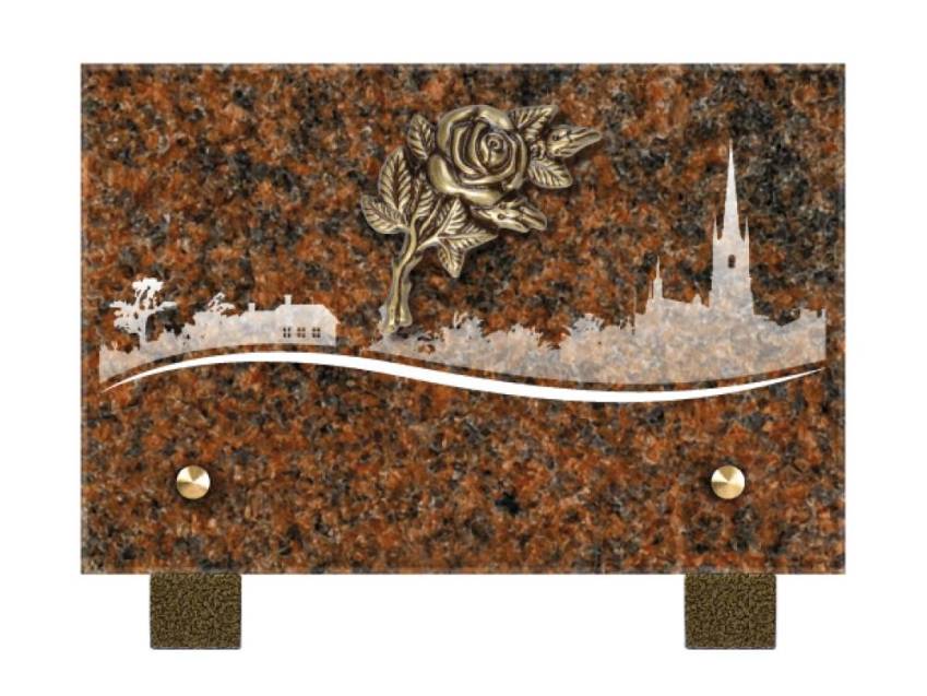 Plaque Granit Rectangle recueil