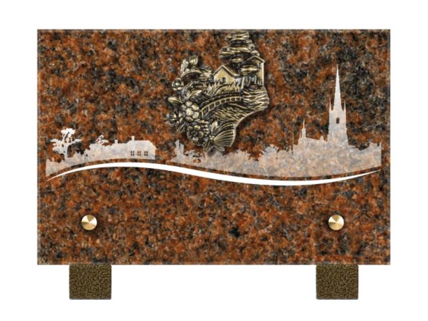 Plaque Granit Rectangle recueil