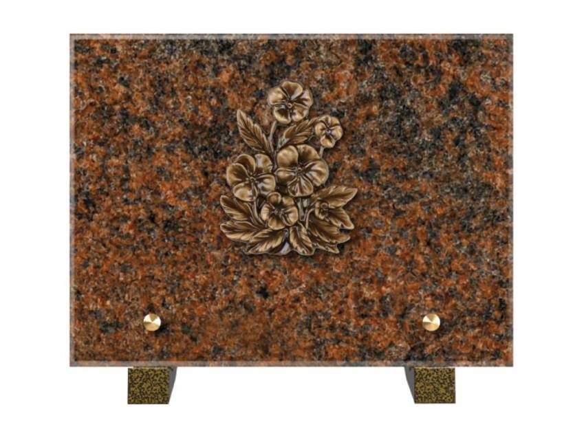 Idyllic Rectangular Granite Plaque.