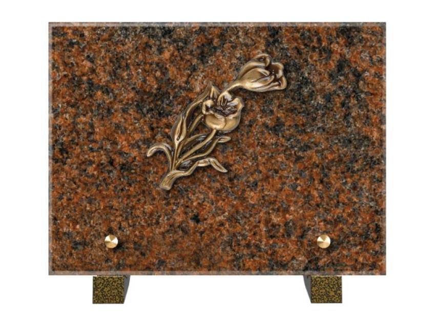 Idyllic Rectangular Granite Plaque.