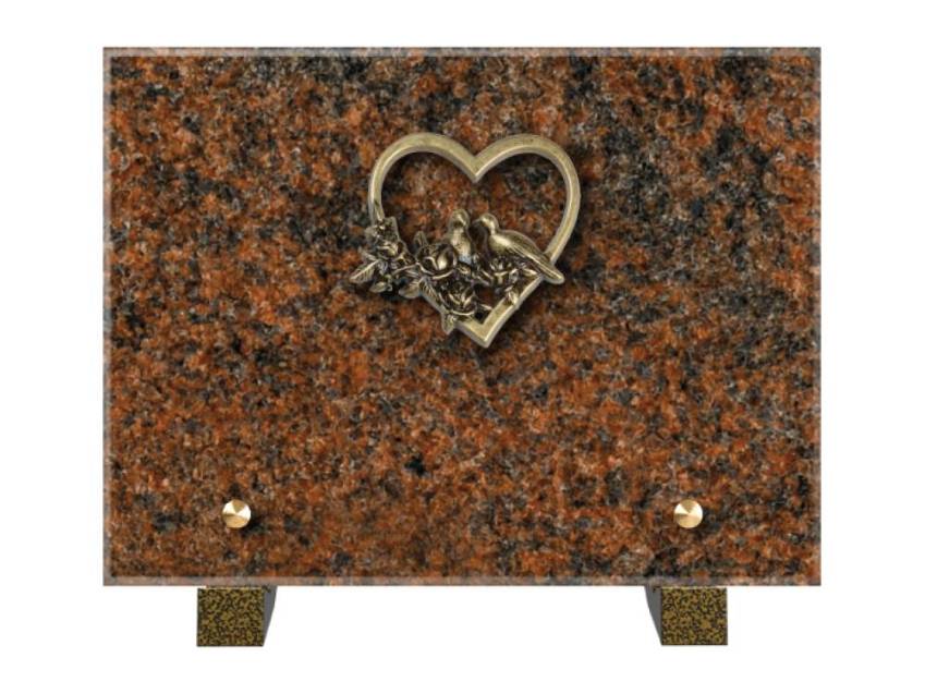 Idyllic Rectangular Granite Plaque.