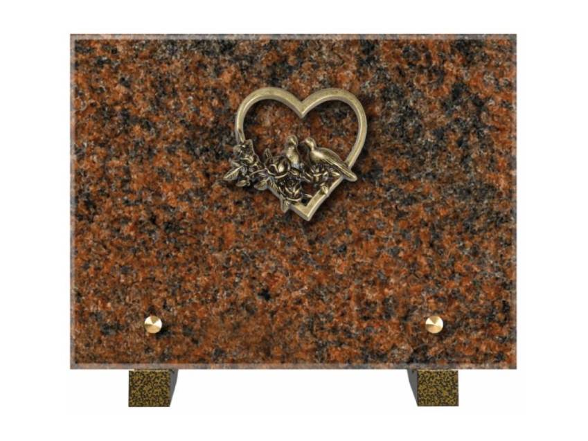 Idyllic Rectangular Granite Plaque.