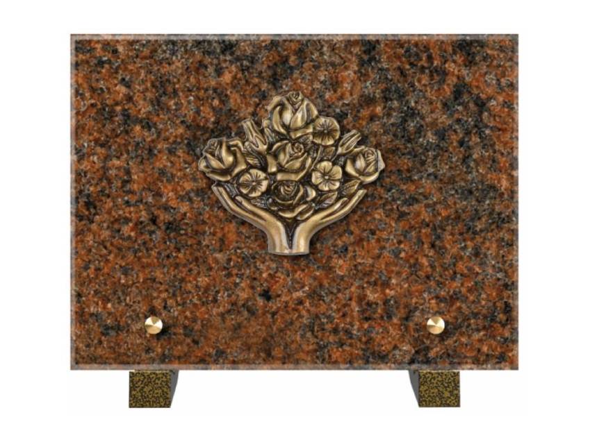 Idyllic Rectangular Granite Plaque.