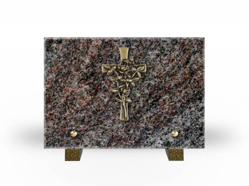 Idyllic Rectangular Granite Plaque.