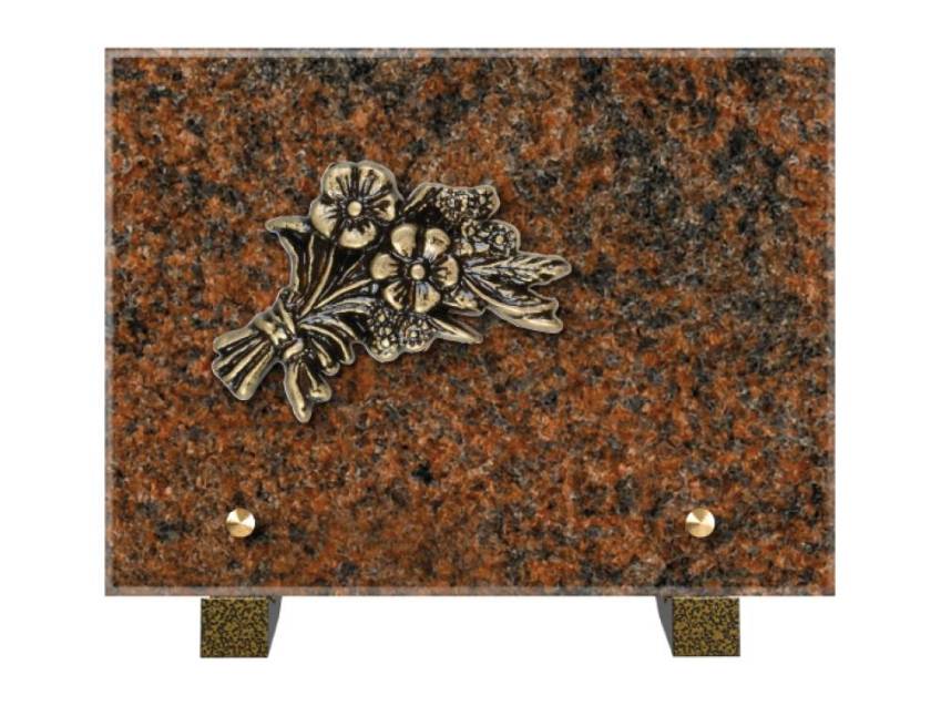 Idyllic Rectangular Granite Plaque.