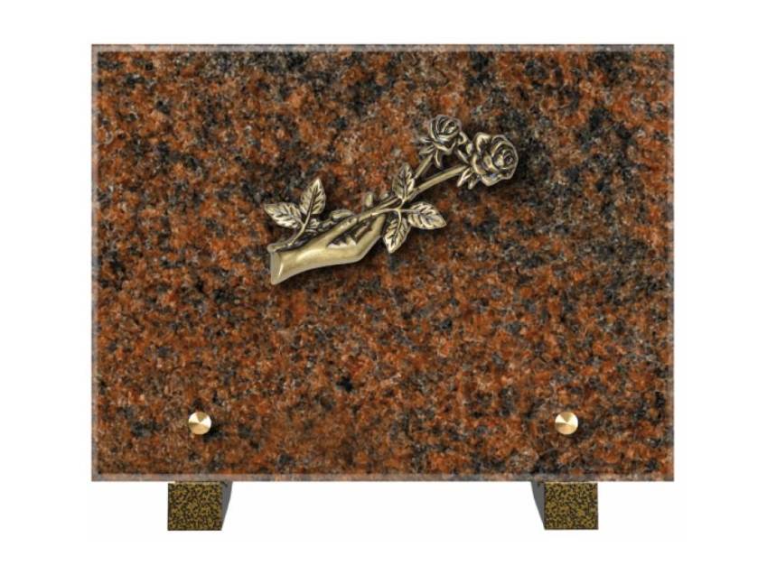 Idyllic Rectangular Granite Plaque.