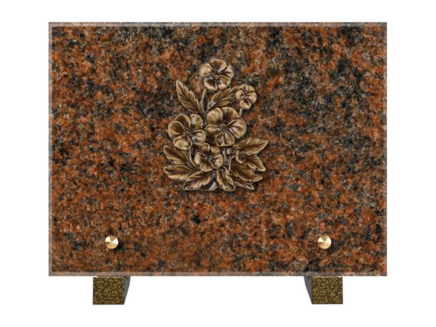 Idyllic Rectangular Granite Plaque.