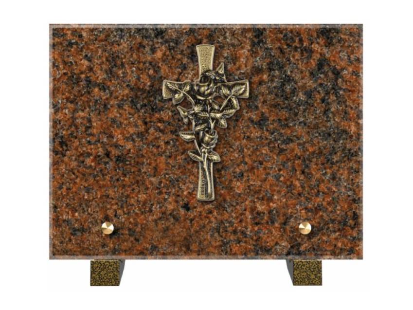 Idyllic Rectangular Granite Plaque.