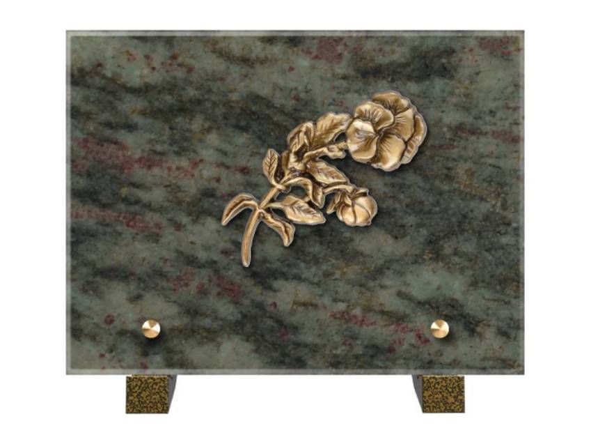 Idyllic Rectangular Granite Plaque.